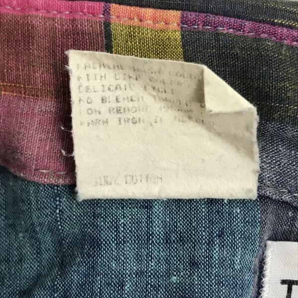 USA Vintage Roper Long Sleeve Western Shirt Multicolor Check L Men(USED)