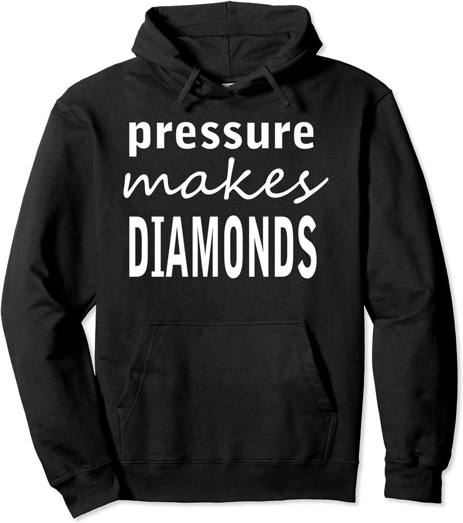 Self Awareness Esteem Pressure Makes Diamonds Unisex Hooded Sweatshirt