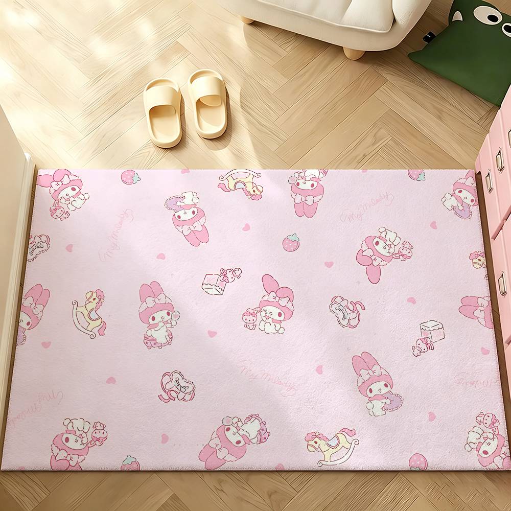 Cartoon Character M-MelodyS Carpet Bathroom Anti-slip Mat Door Mat Home Decoration Mat Entrance Door Mat Scratch-resistant Mat