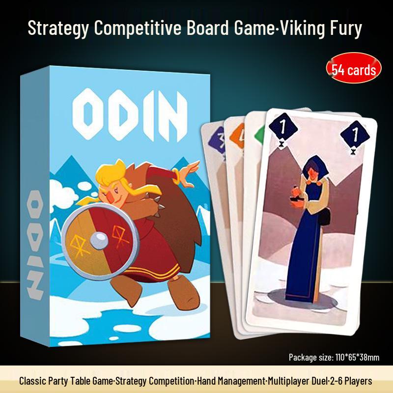 

Viking Fury: Portable Strategy Card Game for 2-6 Players