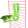 Bird Veggie Clip Holder Easy Install Chew Toy Parrot Cage Accessories Carrot Leafy Greens Feeder Durable Plastic Bird Supplies