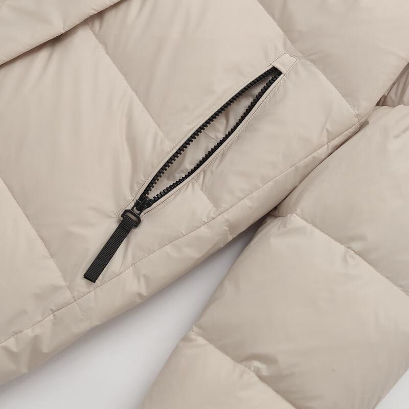 Xuezhongfei Women's Mid-Length Hooded Down Jacket