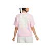 Nike Sportswear Soft Casual Breathable Letter Dopamine Short Sleeve T-Shirt Women T-Shirt Pink Foam HM4581663