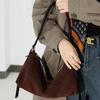 2025 New Niche Light Luxury Minimalist Matte Leather Underarm Bag High-End Commuter Bag Single Shoulder Crossbody Bag for Women