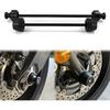 Xitomer Rear & Front Axle Sliders Fit for MT-07 FZ 07 2014-2024 MT 07 FZ 07 Motorcycle Front Rear Fork Wheel Frame Sliders with Swing Arm Bobbins