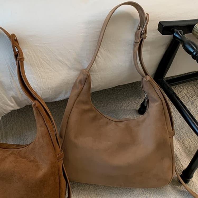 Vintage matte bag, new women's tote bag, underarm bag.