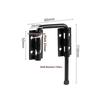 Anti-Theft 90 Degree Gate Latch Lock Stainless Steel Durable Safety Door Latch for Balcony Fence Home Security