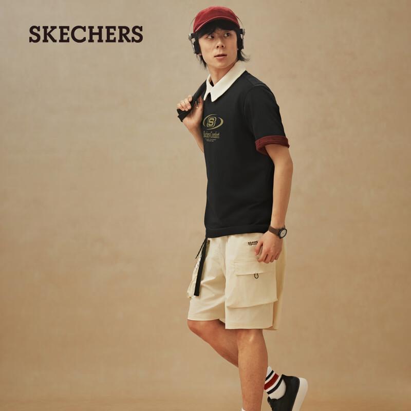 Skechers Unisex Knit Short Sleeve Anti-Bacterial Breathable T-Shirt L226U007
