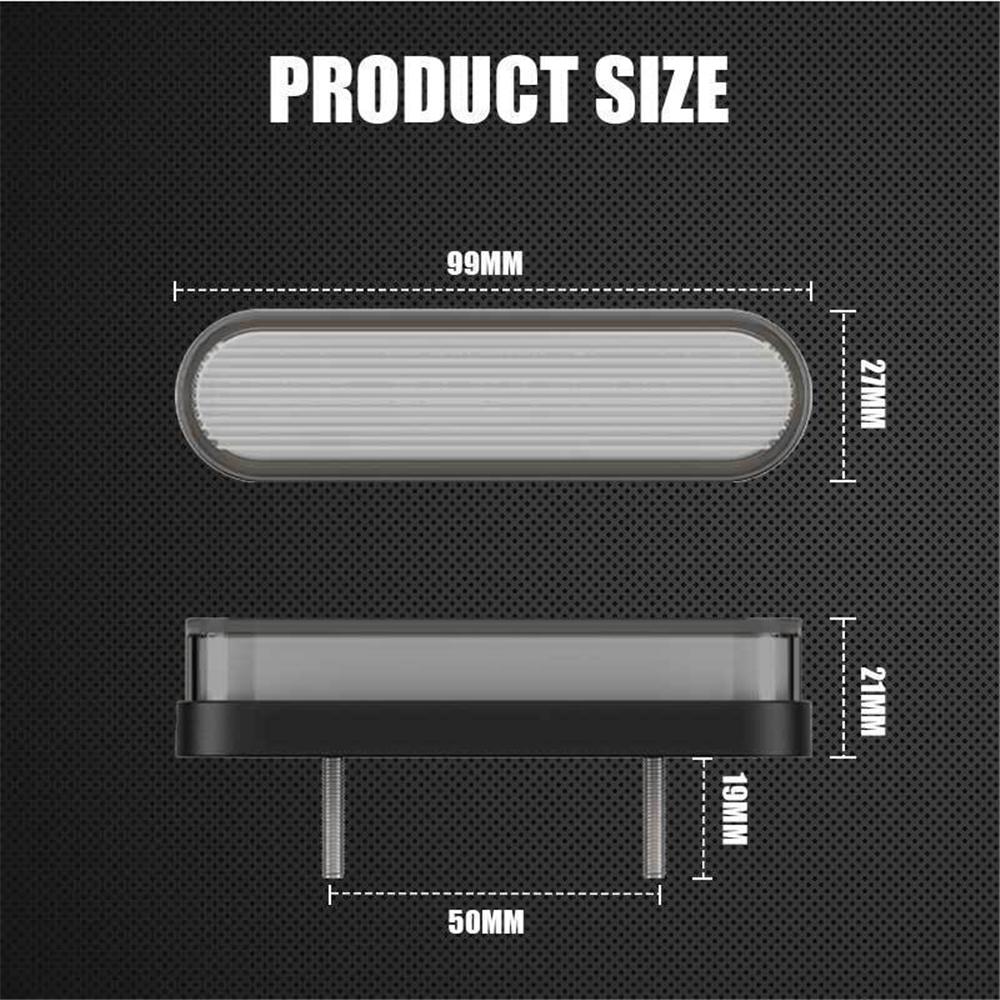 2x Car Truck Trailer DRL LED Light Bar Brake Flowing Turn Signal Stop Tail Strip