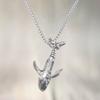 Stylish Shark Necklace for Men 60cm Featuring Dolphin and Tortoise Tail Designs Great for Beach Fashion Pieces