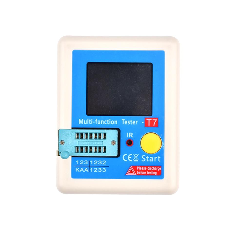 LCR-T7 Transistor Tester LCR Meter Multimeter Colorful Display TFT For Diode Triode NPN/MOS/PNP Capacitor Resistor Transistor