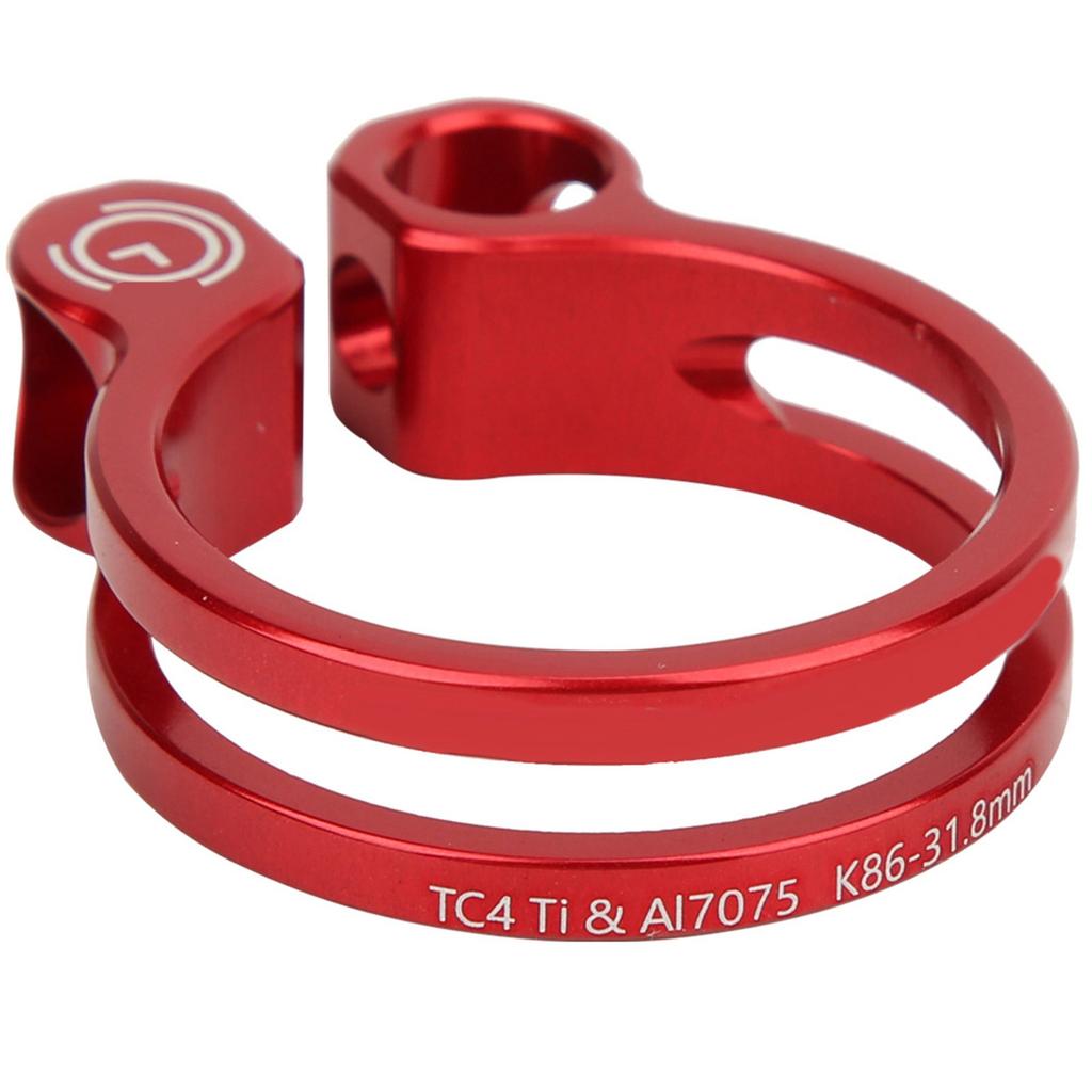 Aluminum   Alloy Bike Lock Seat Clamp with Screw Nut for Mountain Road  