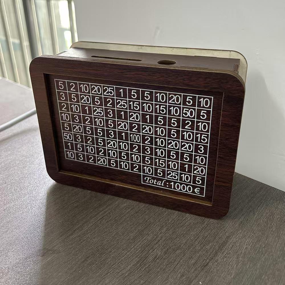 

For Wooden Japanese Piggy Bank Moneybox Savings Period 10000 Adults Japanese Turelire Read Tire Secret Money Counter Tickets