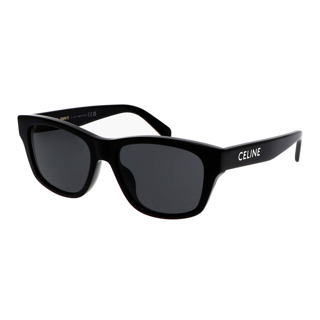 Celine Minimalist Fashionable Versatile Rectangular Sunglasses Unisex sunglasses CL40249U-01A White Eyeglass Pouch Packaging