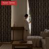 1PC Nuan Series American Medieval Style Blackout Curtains with High-density Printed Curtains for Bedroom Living Room Window for Home Decor