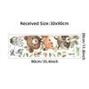 1Pc Cute Cartoon Probe Stacked Sitting Small Animal Wall Stickers For Kids Room Bedroom Home Decoration Wall Decor