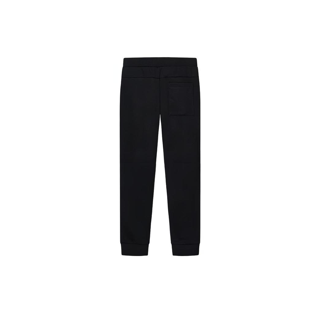 FILA Logo Embroidered Fleece Cuffed Knit Sports Pants Men pants Navy-Blue F51M148692FNV