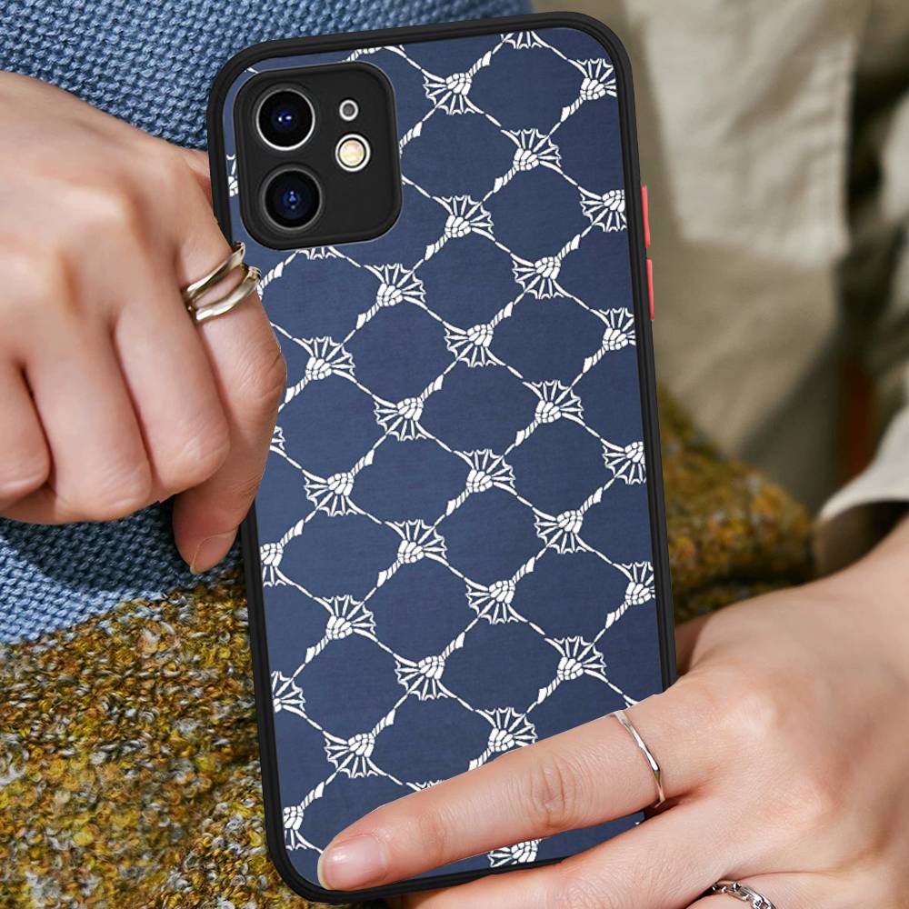

Fashion Brand J-Joop Matte Translucent Phone Case For Iphone 16 ProMax 15 14 13 12 11 X XS PRO Plus iphone 14