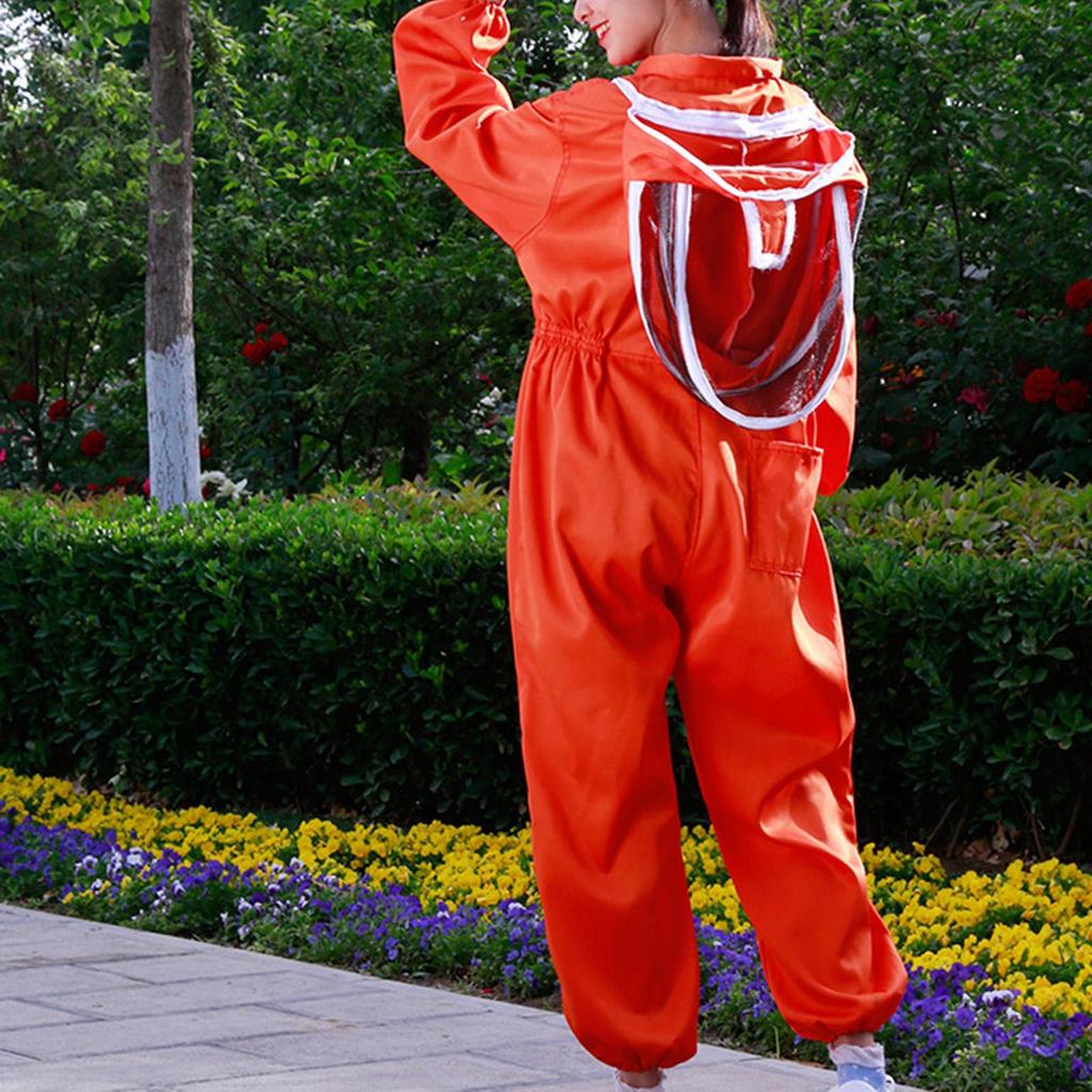 Bee Keeper Outfit Suit Ecological Researchers with Ventilated Hood Men Women Beekeeping