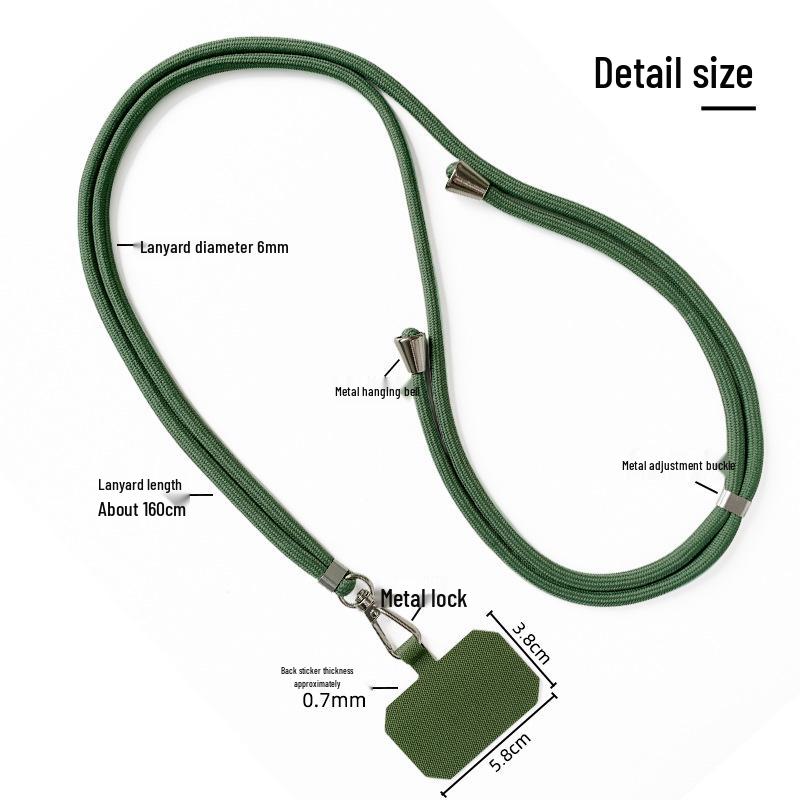 Multifunctional Crossbody Mobile Phone Strap and Lanyard