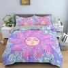 Duvet Cover Set Golden Sun and Moon Boho Mysterious Color Home Decor Bedding Set Adults Gifts with Zipper Decorative Quilt Cover