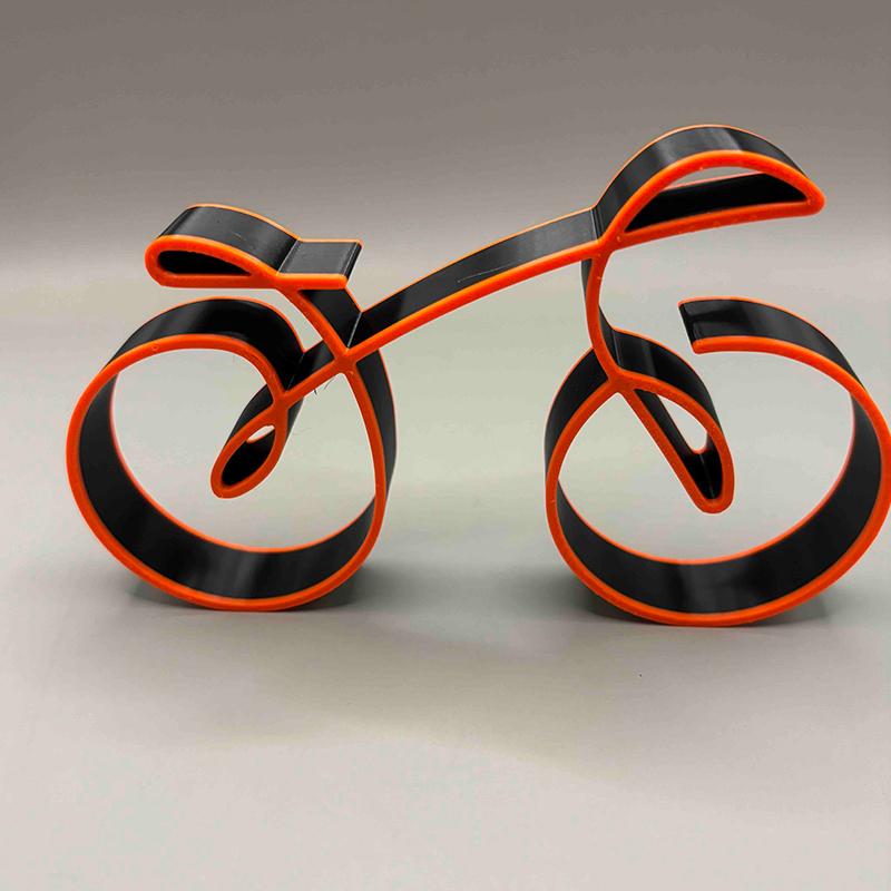 Mini Bicycle Desktop Decoration 3D Minimalist Bike Model Ornament Cycling Sculpture Bookshelf Decor Home Office Decor Gift