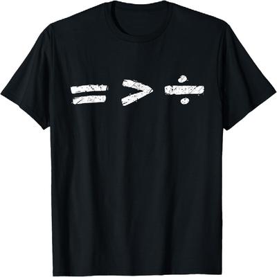 Gleichheit ist besser als Spaltung Gleiche Rechte Mathe-Symbol T-Shirt