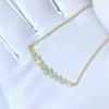 D color 1.1cttw 100% Full Moissanite Necklace Pendant For Women S925 Silver Lab Diamond Neck Chain Sparkling Wedding Fine Jewelry