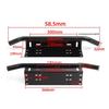 Universal Front Bumper License Plate & Spotlight Bracket with Metal Anti-Collision Bar for Off-Road Vehicles