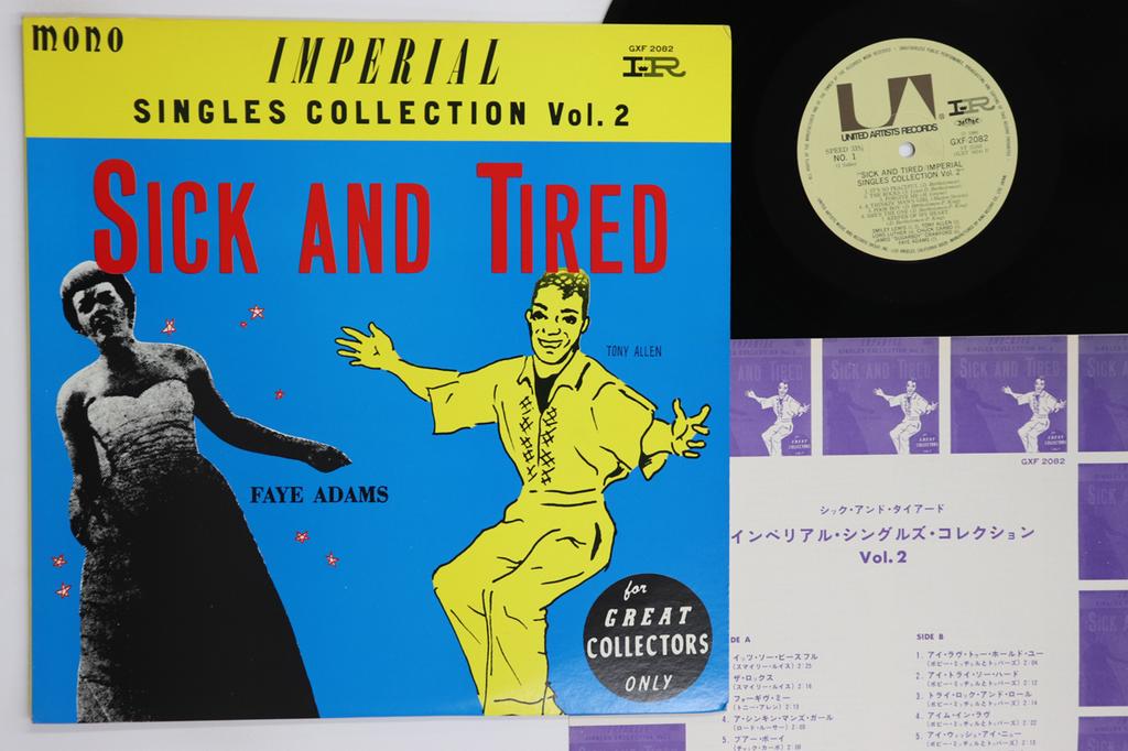 LP Record VARIOUS Sick And Tired Imperial Singles C GXF2082 IMPERIAL 1980 Japan Blues Used