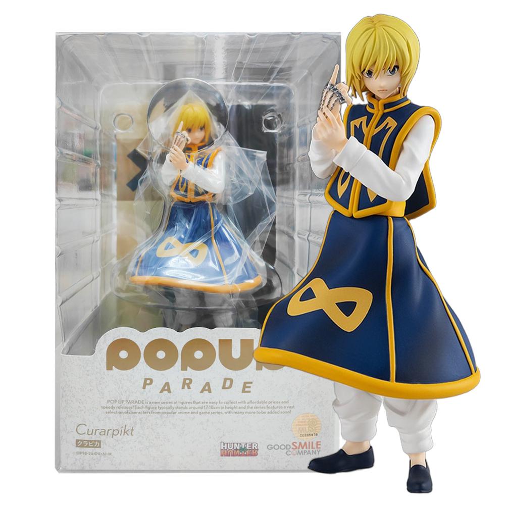 17CM Anime HUNTER×HUNTER Kurapika Pop Up Parade Model Toy Gift Collection Standing Model Desktop Ornament Aciton Figure PVC