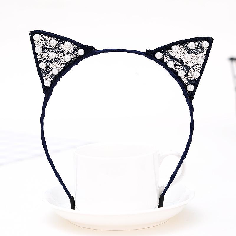 Lace Cat Ears & Rabbit Ears Women's Headband - Cute Face Washing Hair Accessory