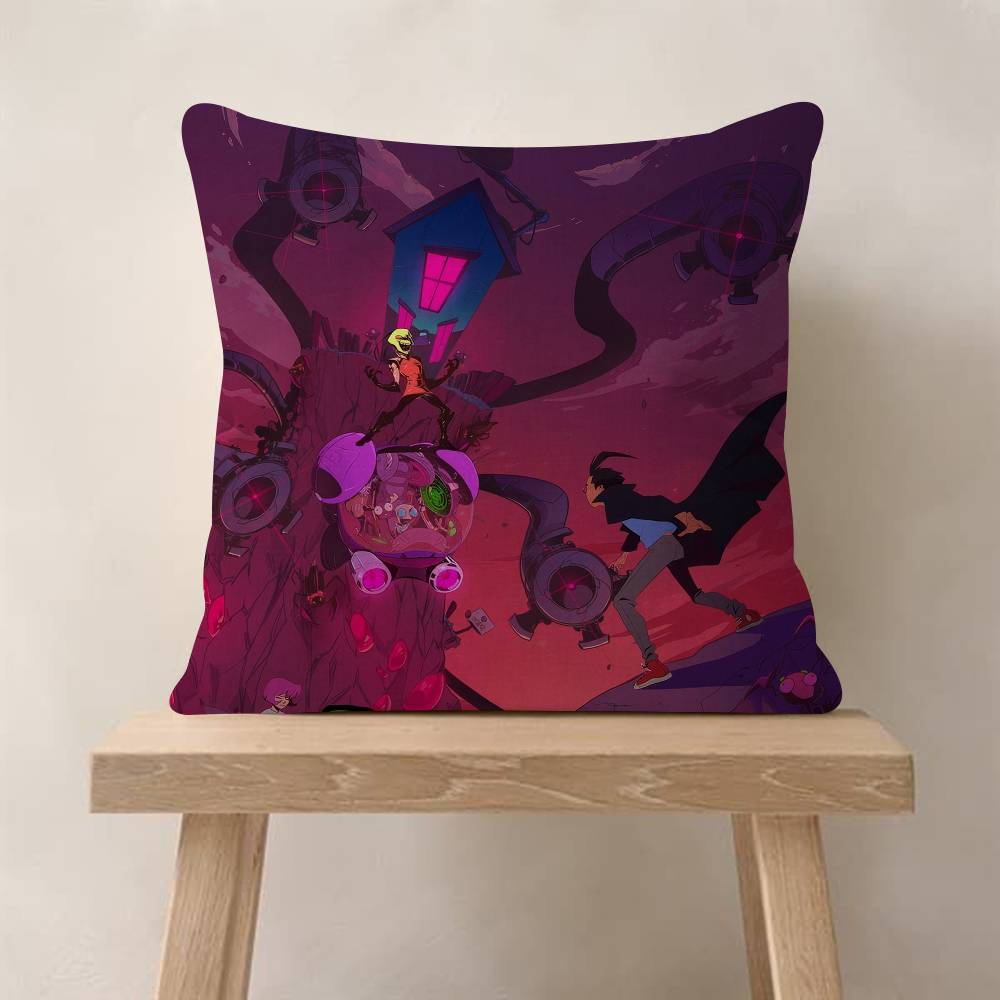 IInvader ZZim Cartoon Movie Pillowcase Toon Gift Cushion Cover Bedroom Home Sofa Chair Seat Decor Pillow Case