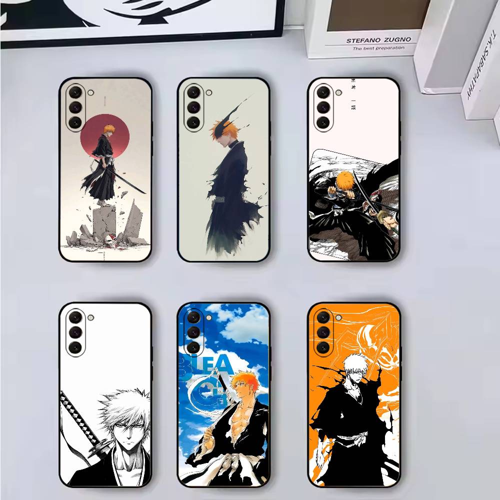 B-Bleachs Kurosaki Ichigo Phone Case Silicone Soft For Samsung Galaxy A73,A72,A71,A70,A53,A52,A51