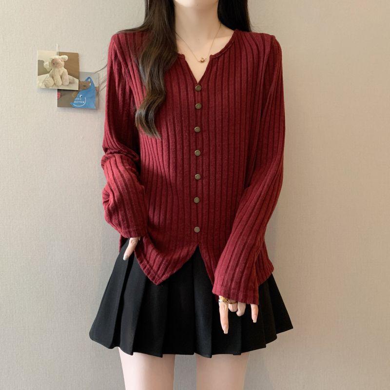 

Base Layer Shirt for Women, Can Be Worn as Outerwear, Stylish and Versatile, Suitable for Commuting, Fashionable Top, Unique Base Layer Shirt for 2025 Red 2XL