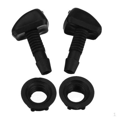 2Pcs Front Windshield Wiper Water Washer Nozzle Practical Universal