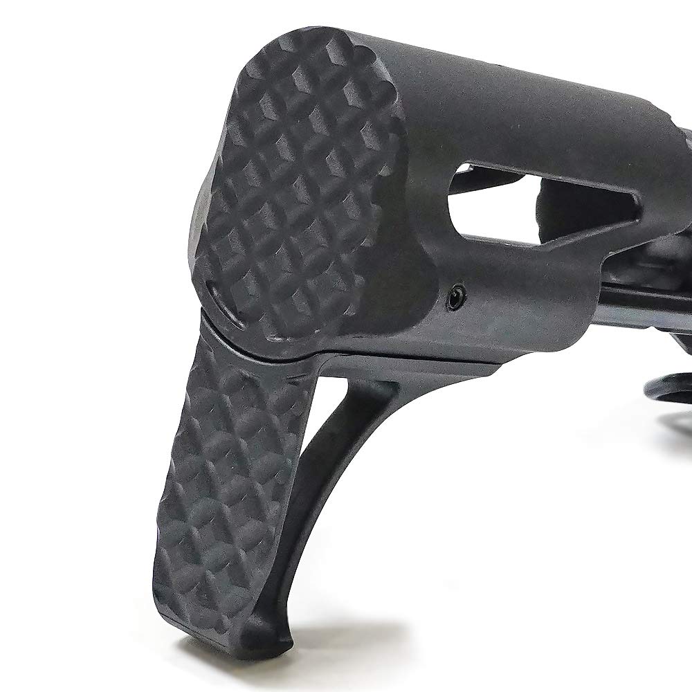 Ryohin Buhin Tokyo Marui Standard AEG M4 Compatible APS PDW CRS Stock - Sliding Stock Stringer Tank Stock/BK Black