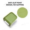 Car Interior Seat Belt Cleaning Special Tool Double-sided U Type Folding Tray Sponge Diamond Brush Seat Belt Handguard