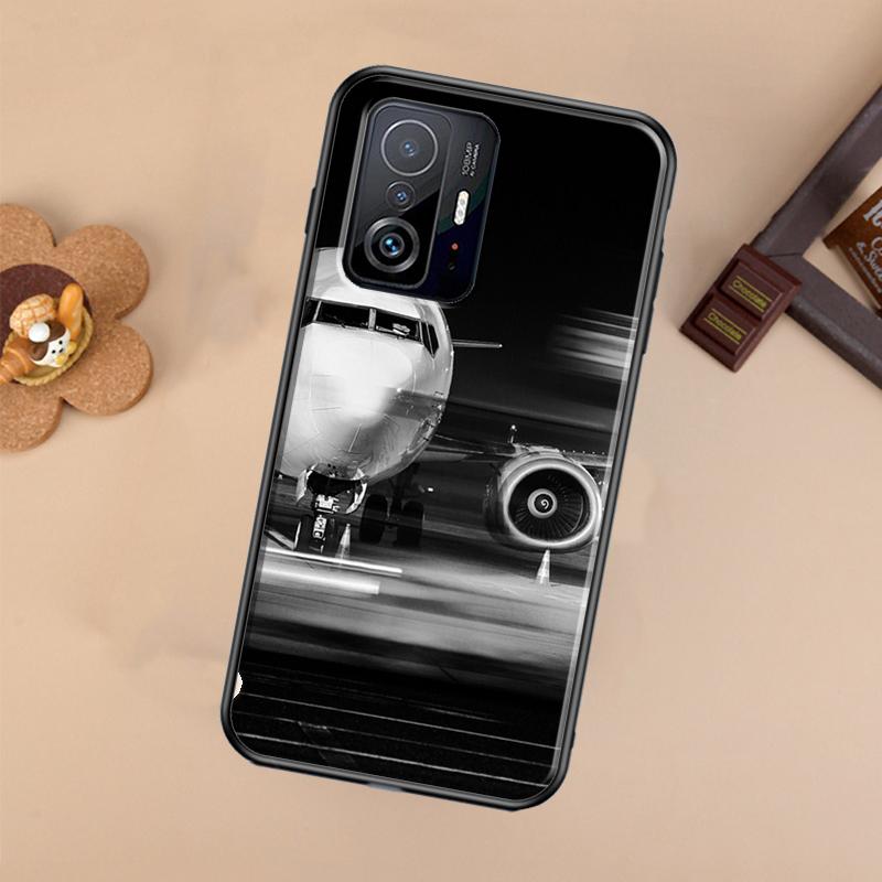 Airplane Aircraft Case For Xiaomi 13 14 Ultra 11T 12T 13T 14T Pro POCO X7 Pro X3 X5 X6 F3 F5 F6 M6 Pro Cover