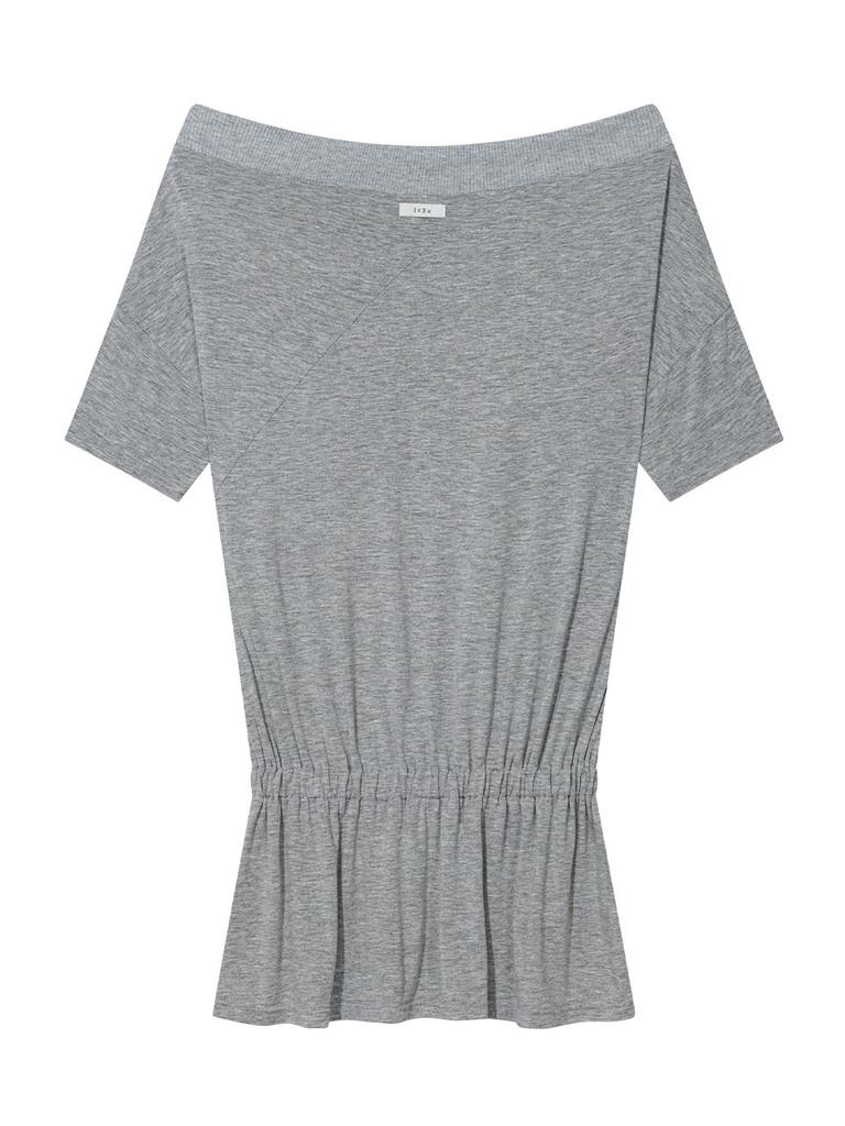 Eogeulliswedou Drape Band Off-Shoulder (Gray)