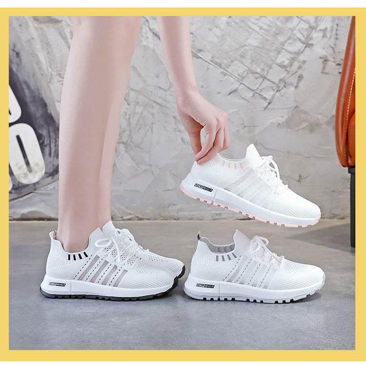 Sports Shoes Women's Summer Breathable Mesh Shoes Casual All-match Running Women's Shoes Single Shoes
