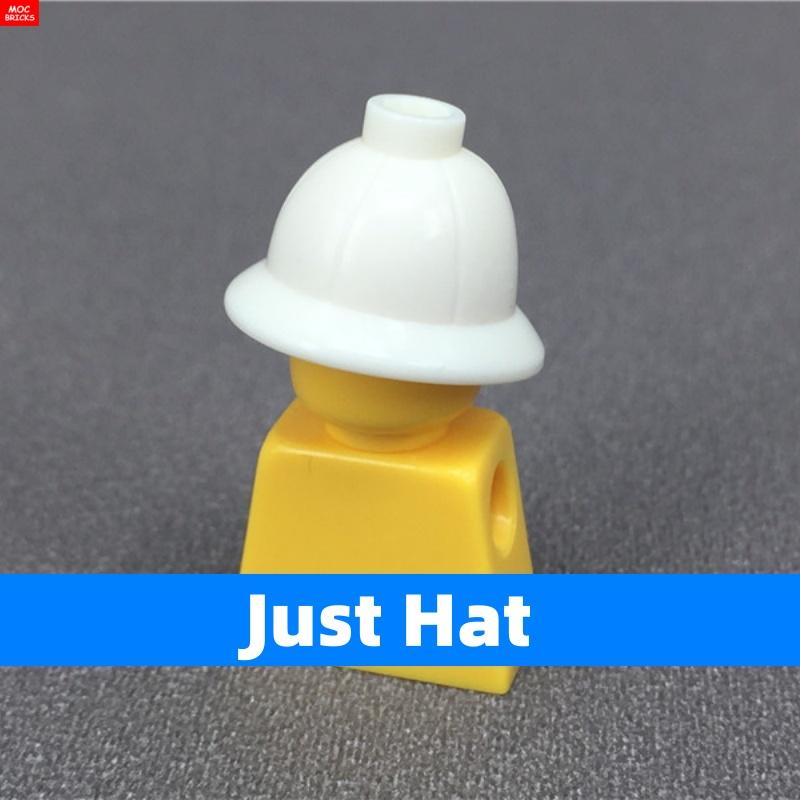 

Non-Toxic 10Pcs/Lot Moc Bricks Archaeological Helmet Hat Action Figure Accessory Educational Building Blocks Assemble Toys Kids Gifts
