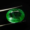7 Ct Natural Untreated Green Colombian Emerald Oval Cut CERTIFIED Loose Gemstone A1-3185