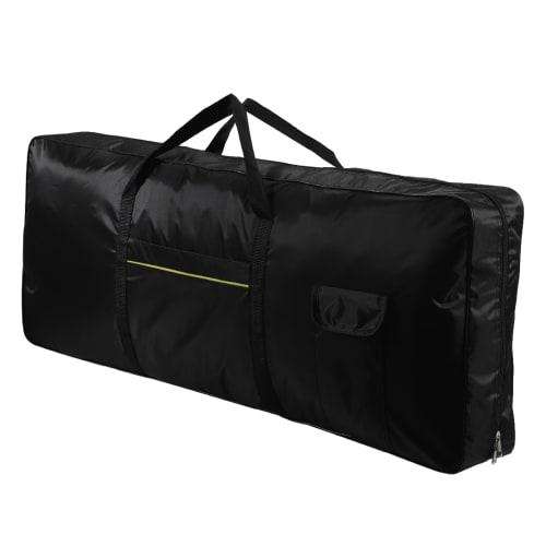 Benrii Keyboard Case, 61 Keys, Soft Case, Backpack, Shoulder Strap, Handbag, Shockproof, Lightweight, Waterproof, Oxford Cloth with Pocket