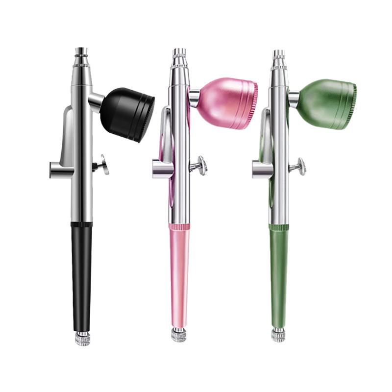 Cordless Airbrush Pen 0.3mm Nozzle Fine Atomization Oxygen Injection Tool for Skincare On The Go