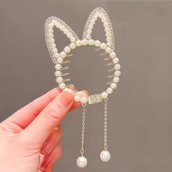 Children's High Ponytail Fixed Artifact Hair Accessory, Ball Head Clip, Not Damaging Hair, Ponytail Buckle, Hair Clip Headpiece