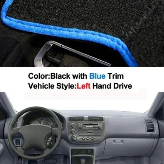 Car Dashboard Cover Non slip pad For Honda Civic Sedan 2001 2002 2003 2004 2005 LHD RHD Dash Mat Sun Shade Pad Anti-UV Cushion