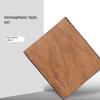 Thin Style Men Card Holder PU Leather Men Coin Purse 2 Fold Wallets Men Short Wallet  Men
