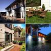 40 LED Lamp Solar Garland Power Lamp PIR Motion Sensor Wall Light Outdoor Solar Lighting Waterproof