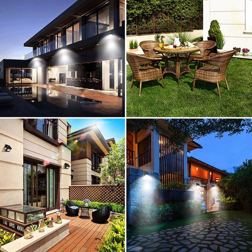 40 LED Lamp Solar Garland Power Lamp PIR Motion Sensor Wall Light Outdoor Solar Lighting Waterproof